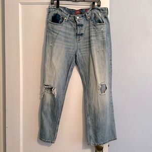 NWOT Lucky Brand Girl Next Door Boyfriend Jean In Bracketville 🩵